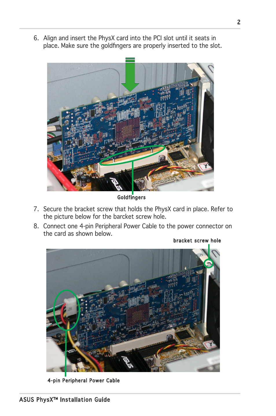 Asus PhysX P1 User Manual | Page 7 / 18