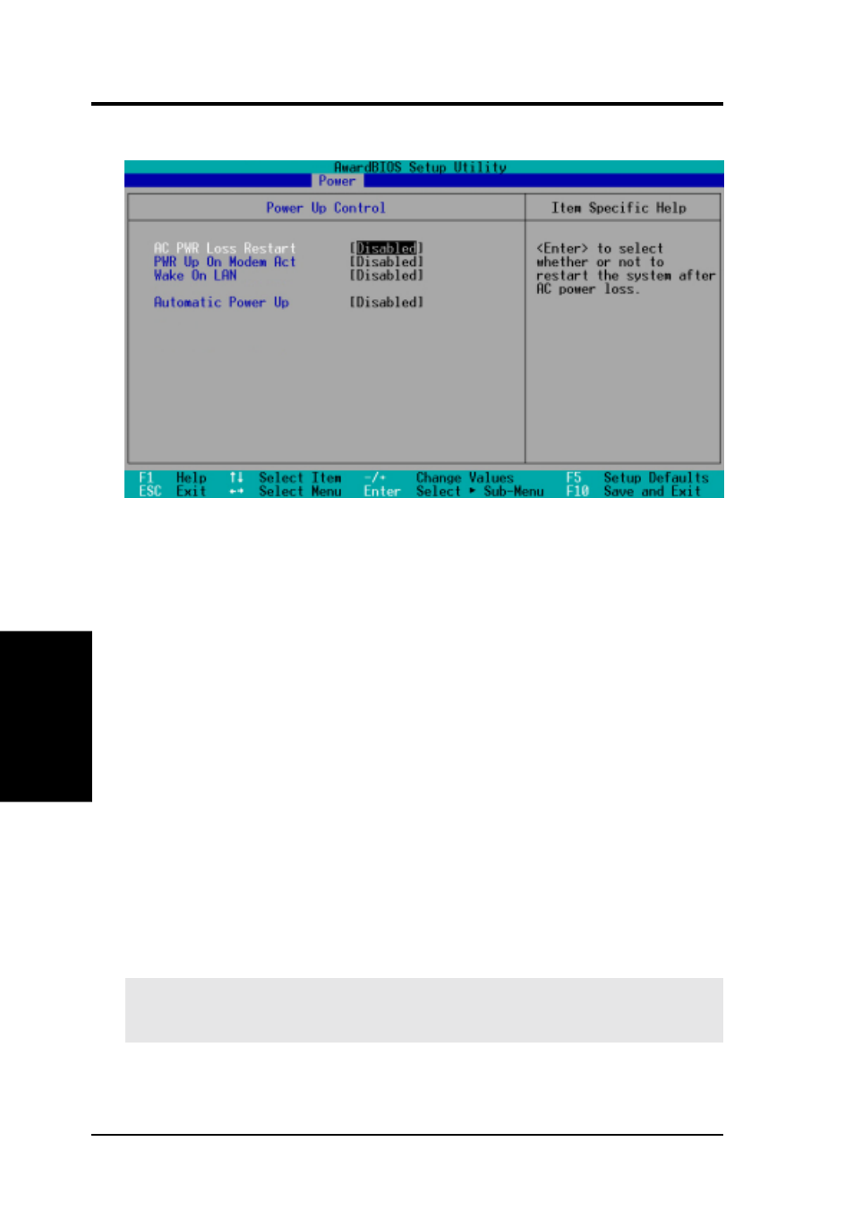 Bios setup, 1 power up control | Asus CUV4X-M User Manual | Page 72 / 104