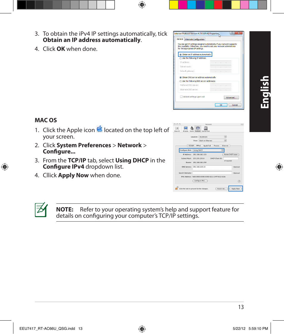 English | Asus RT-AC66U User Manual | Page 13 / 194