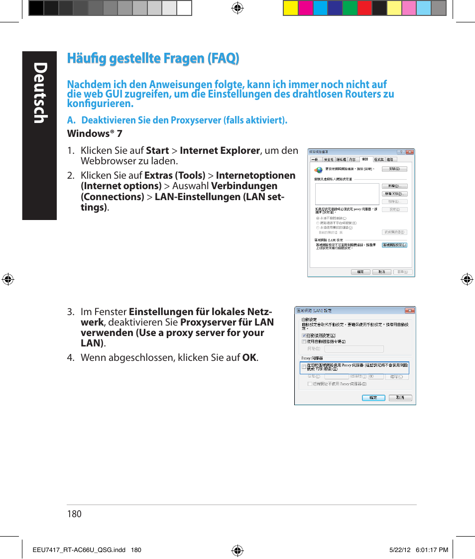 Deutsch, Häufig gestellte fragen (faq) | Asus RT-AC66U User Manual | Page 180 / 194