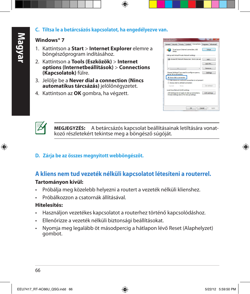 Magy ar | Asus RT-AC66U User Manual | Page 66 / 194