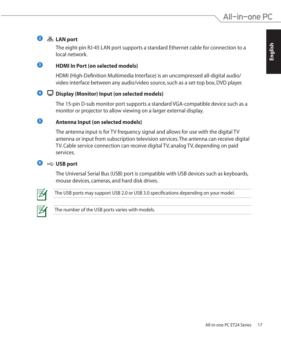 Asus ET2400XVT User Manual | Page 17 / 46