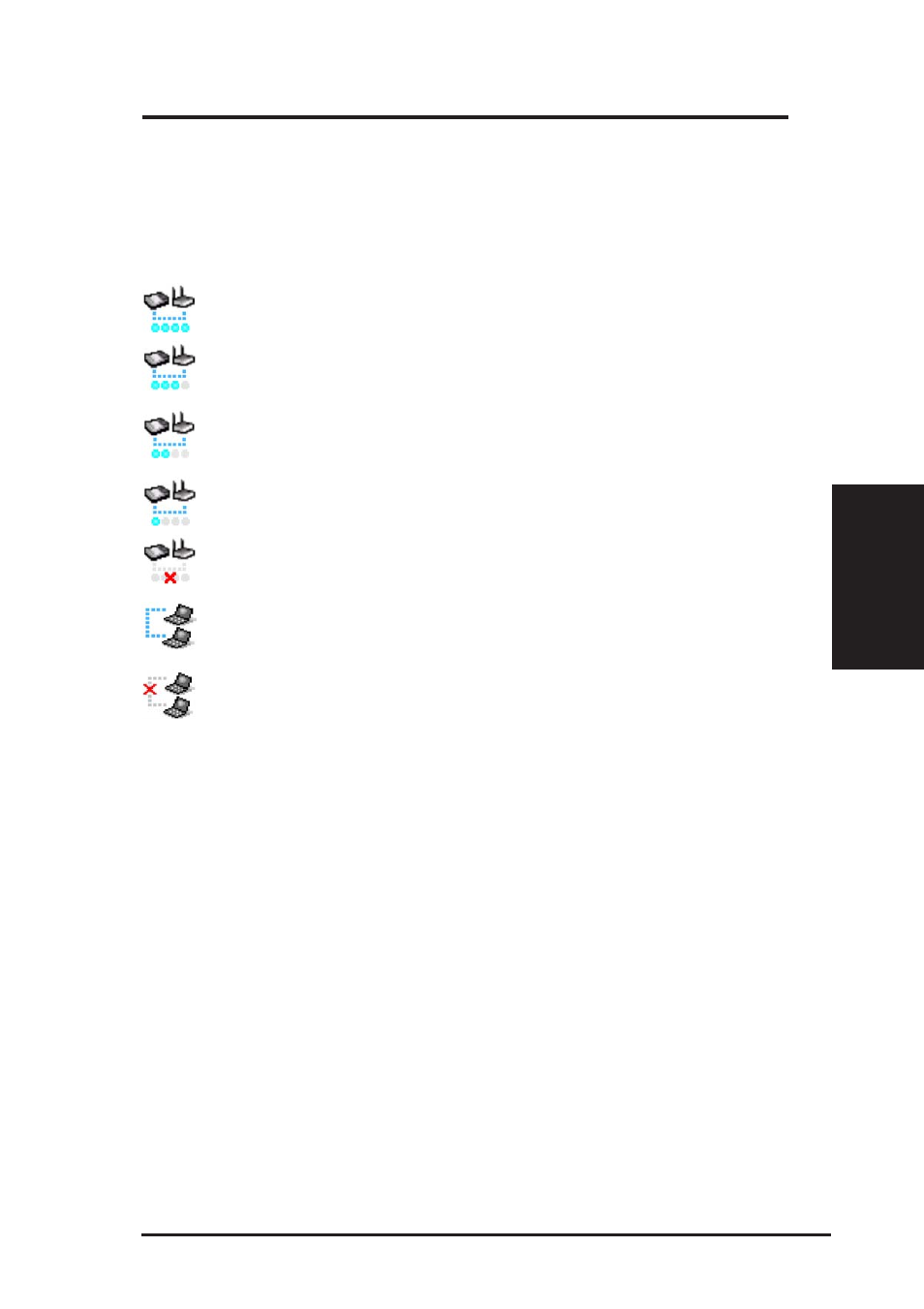 Chapter 3 - wireless lan reference | Asus B and W PCI CARD User Manual | Page 42 / 111