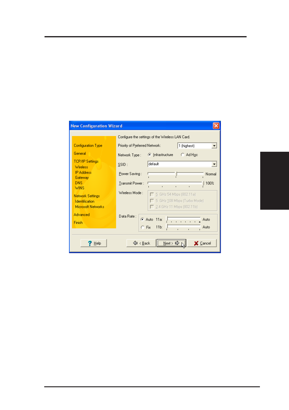 Chapter 3 - wireless lan reference | Asus B and W PCI CARD User Manual | Page 54 / 111