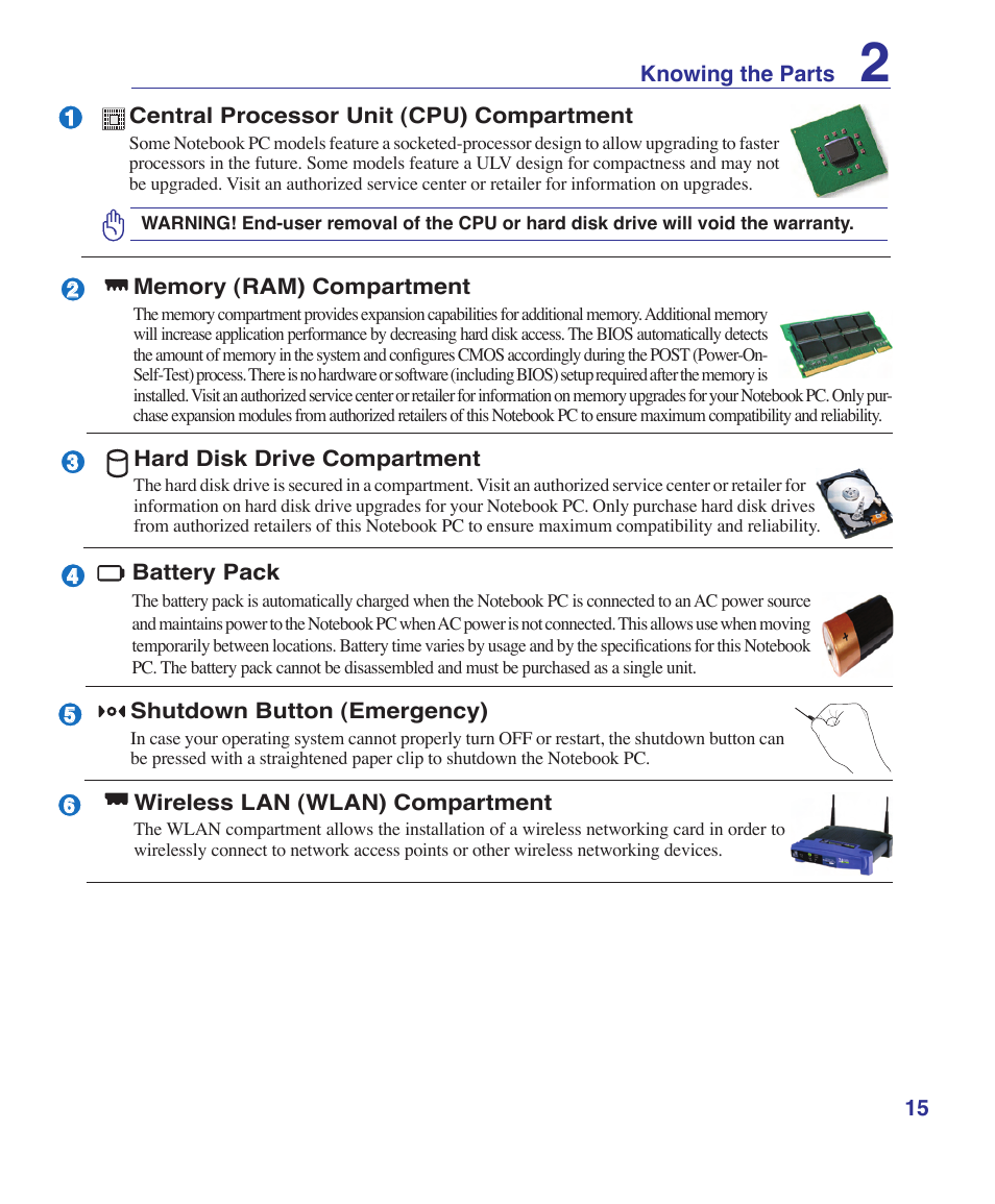 Asus X51R User Manual | Page 15 / 83