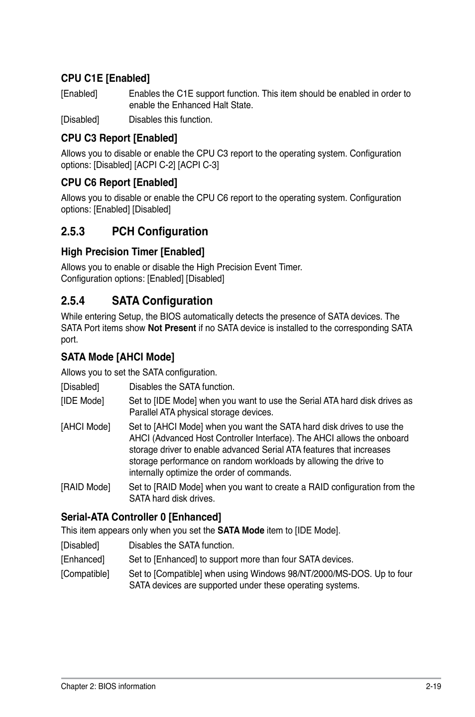 3 pch configuration, 4 sata configuration, Pch configuration -19 | Sata configuration -19 | Asus P8P67-M PRO User Manual | Page 69 / 82