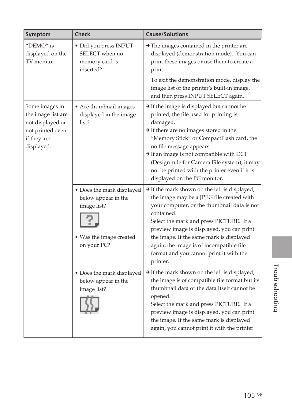 Sony DPP-EX50 User Manual | Page 105 / 144