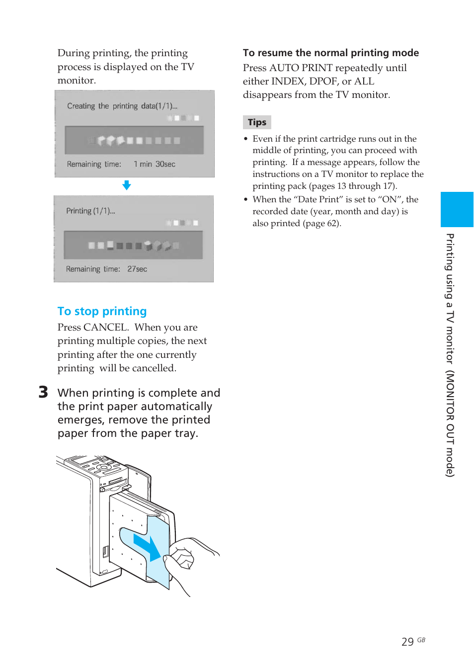 Sony DPP-EX50 User Manual | Page 29 / 144