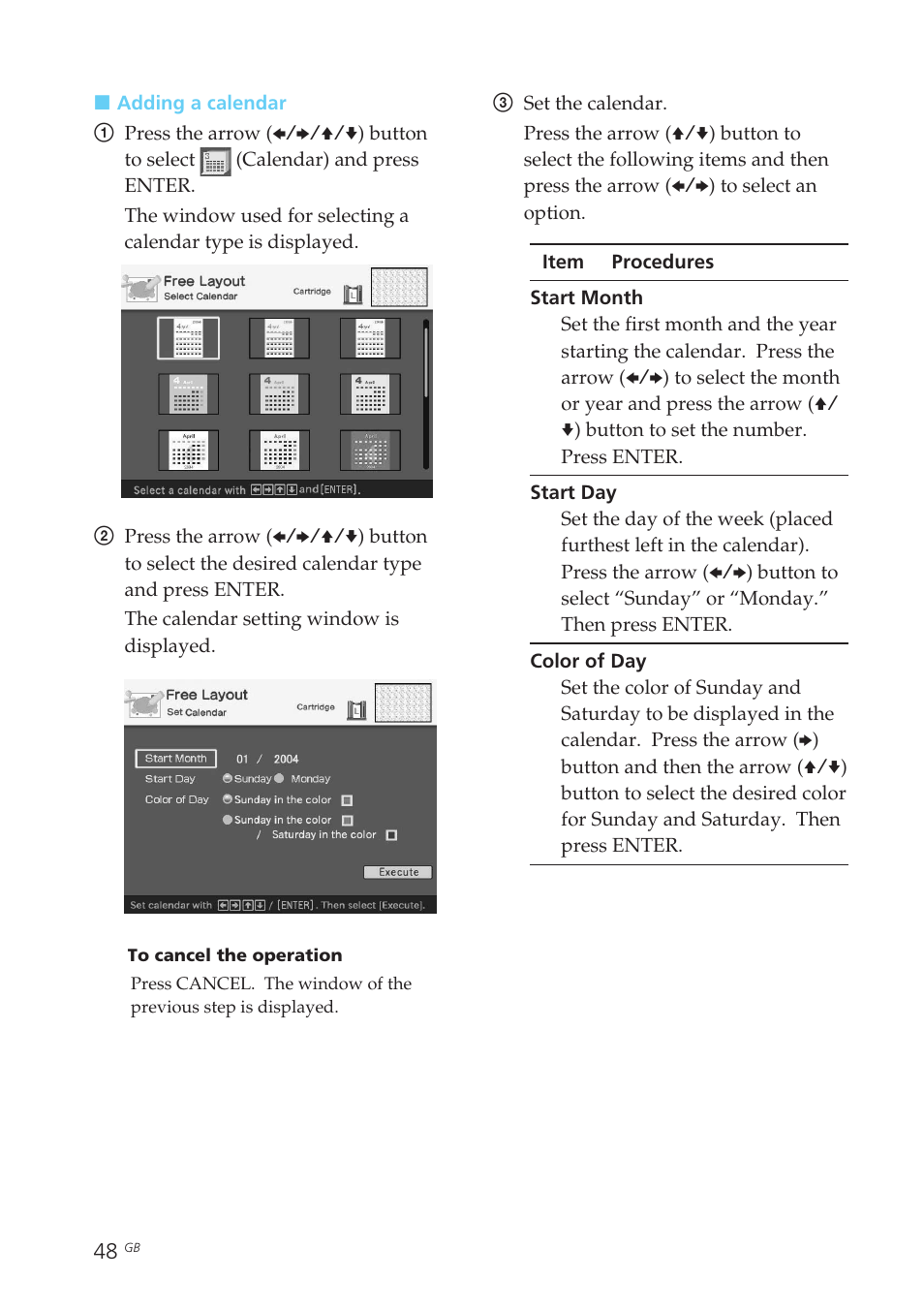 Sony DPP-EX50 User Manual | Page 48 / 144