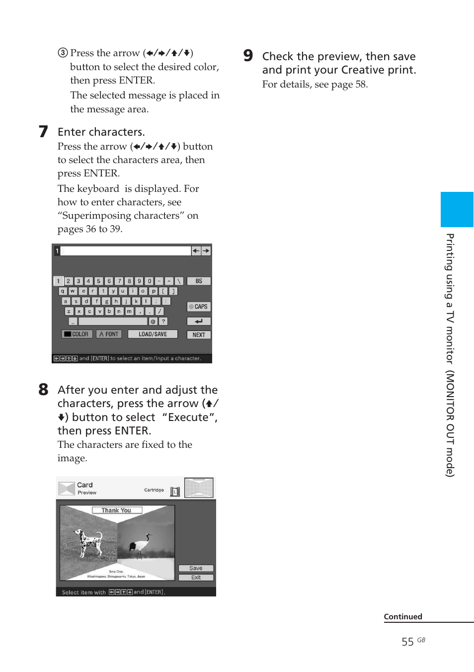 Sony DPP-EX50 User Manual | Page 55 / 144