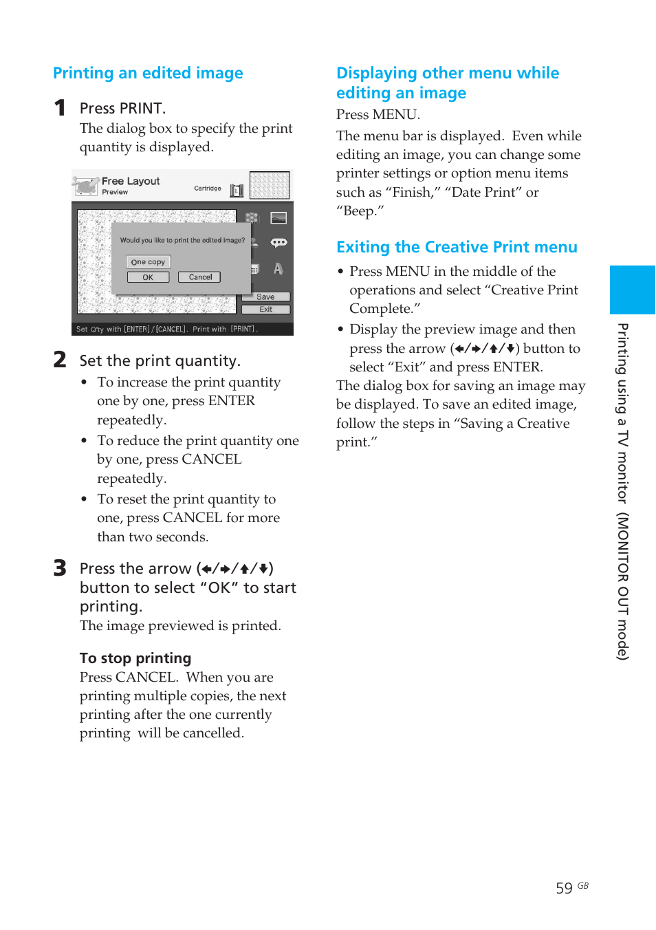 Sony DPP-EX50 User Manual | Page 59 / 144