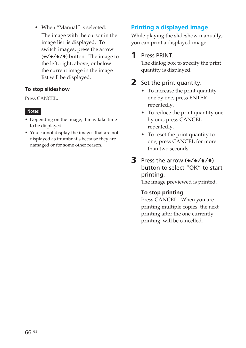 Sony DPP-EX50 User Manual | Page 66 / 144