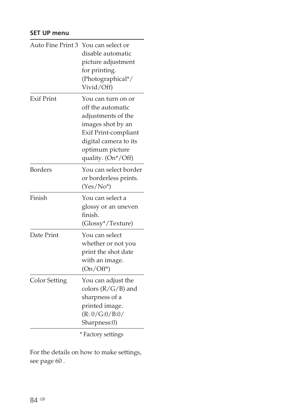 Sony DPP-EX50 User Manual | Page 84 / 144