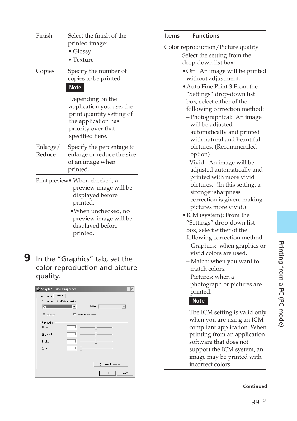 Sony DPP-EX50 User Manual | Page 99 / 144