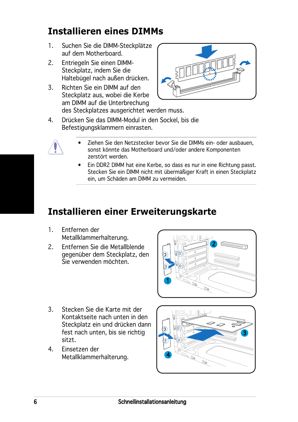 Deutsch | Asus V2-PE2 User Manual | Page 22 / 80