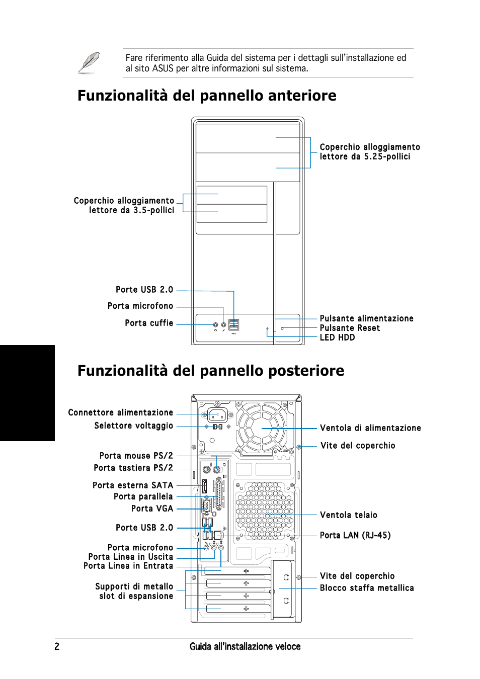 Italiano | Asus V2-PE2 User Manual | Page 26 / 80