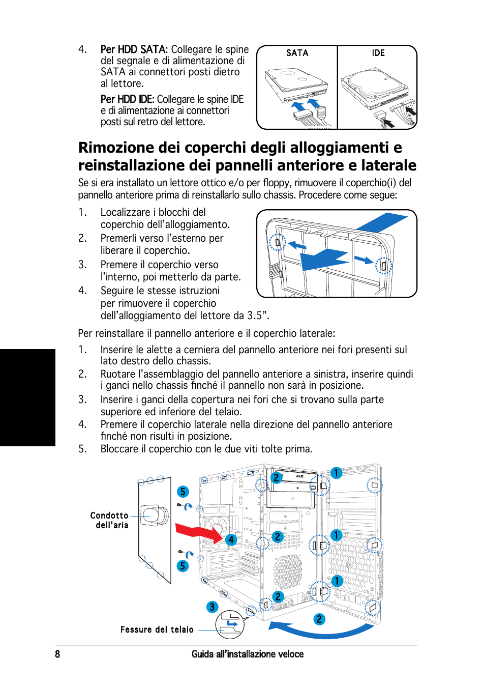 Italiano | Asus V2-PE2 User Manual | Page 32 / 80