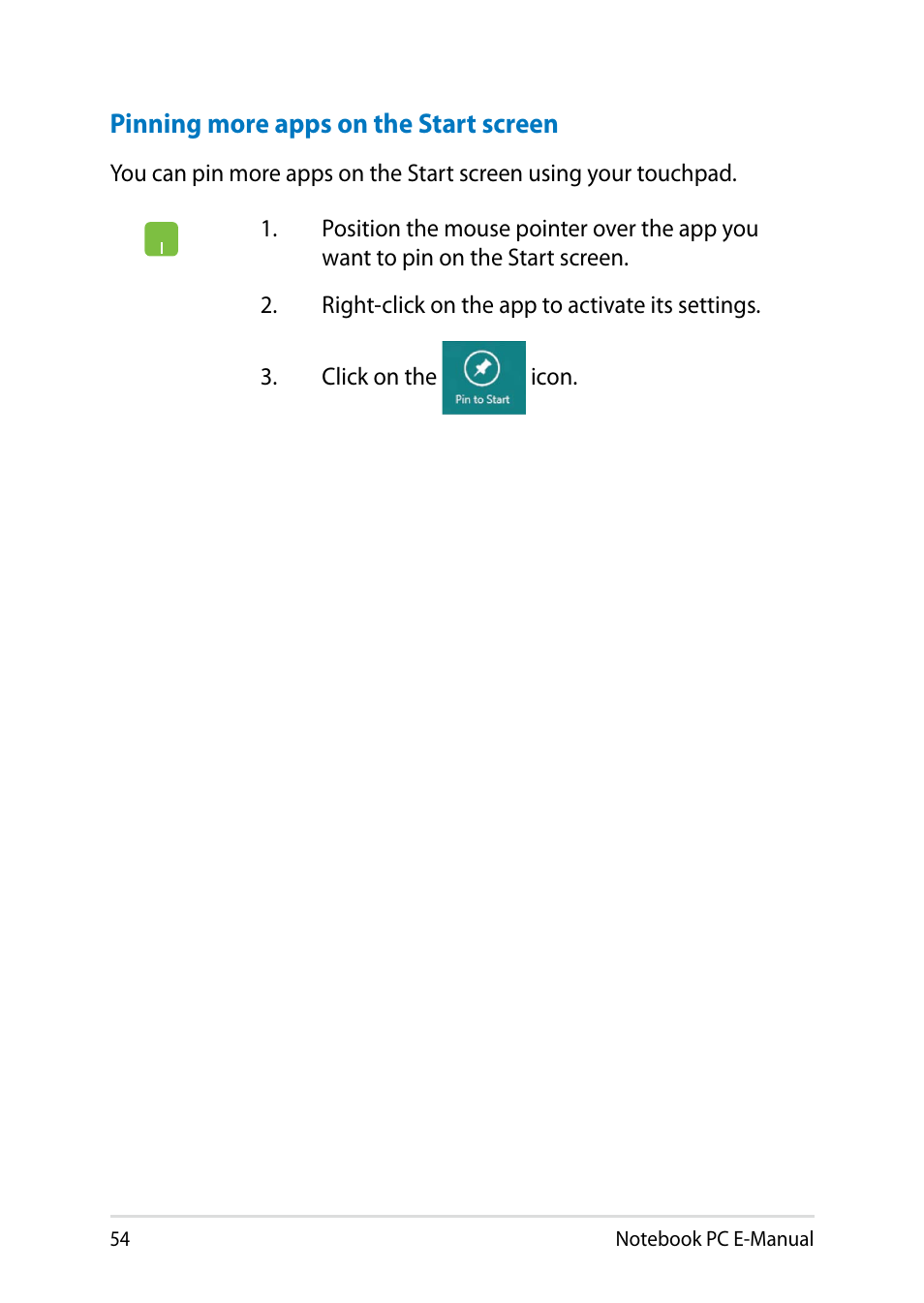 Asus Y482CP User Manual | Page 54 / 128