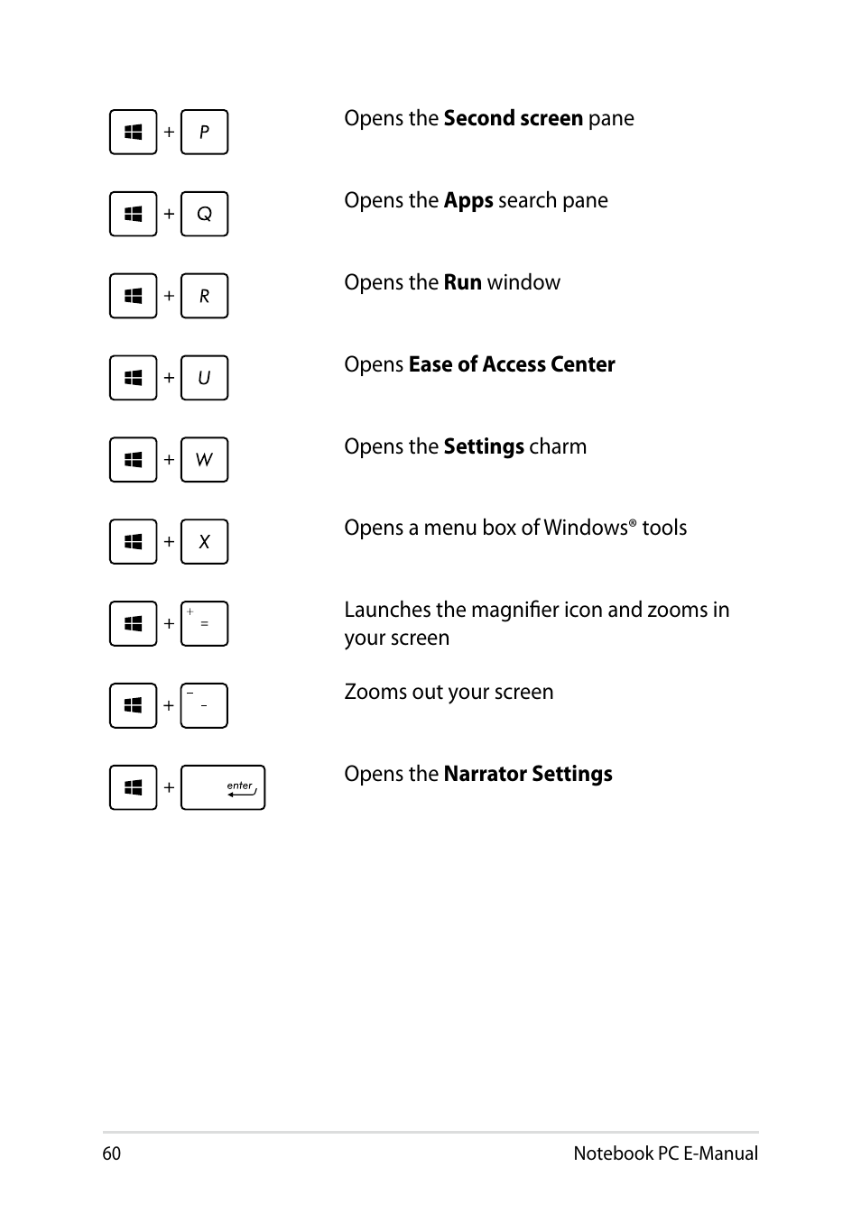 Asus Y482CP User Manual | Page 60 / 128