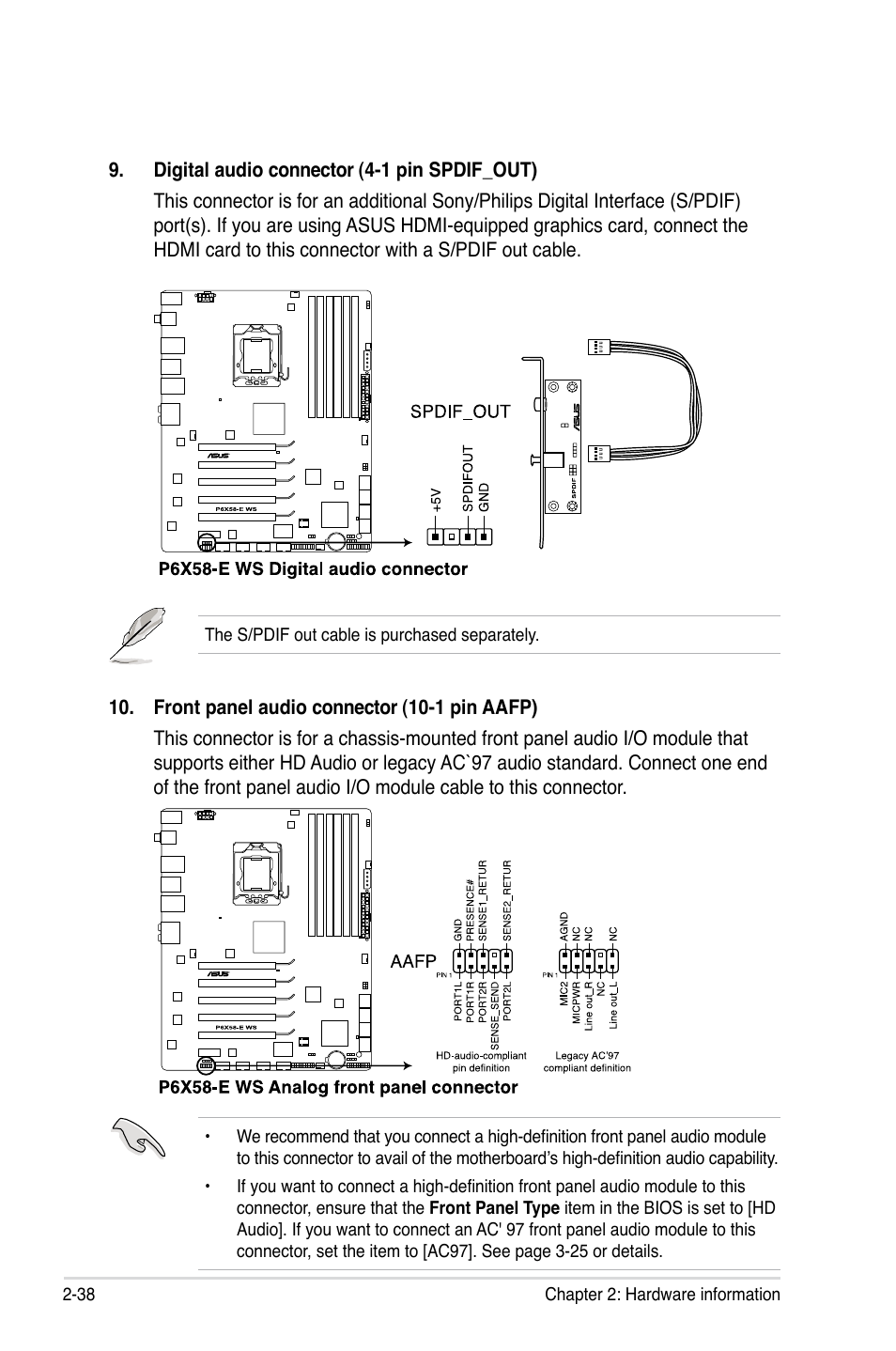 Asus P6X58-E WS User Manual | Page 62 / 152