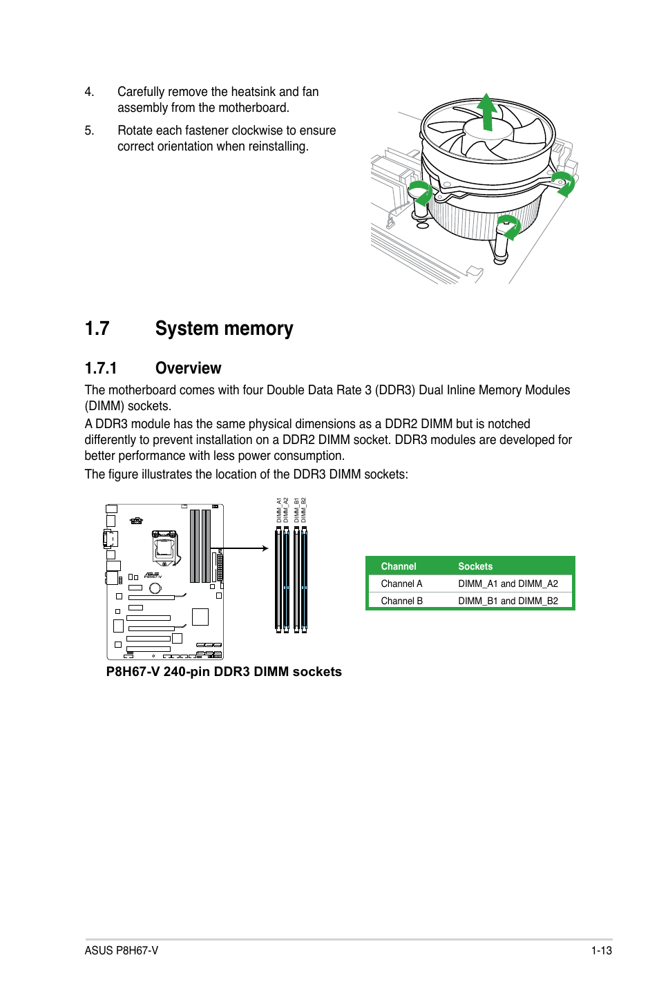 1 overview | Asus P8H67-V User Manual | Page 25 / 78