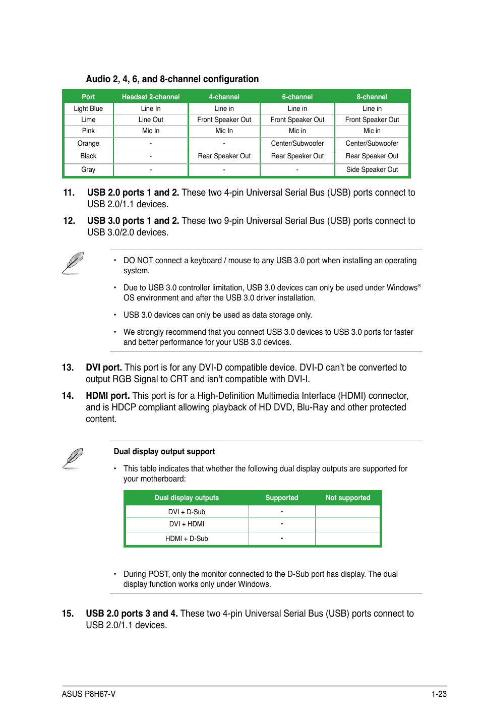 Asus P8H67-V User Manual | Page 35 / 78