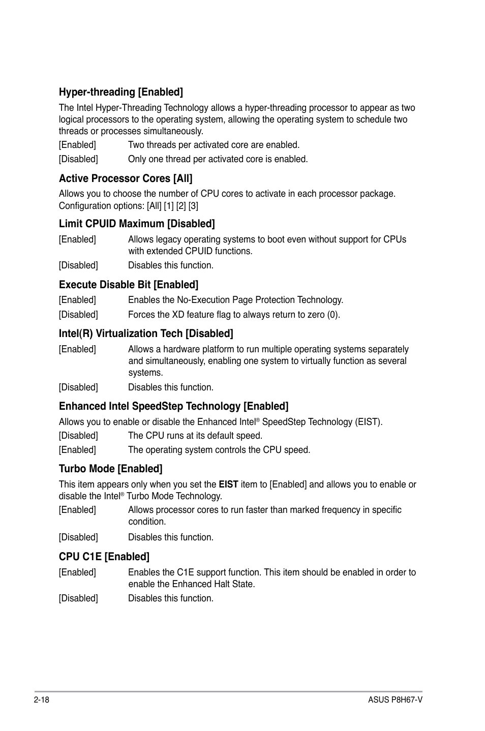 Asus P8H67-V User Manual | Page 64 / 78