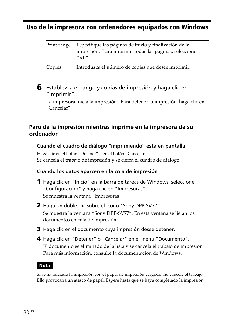 Sony DPP--SV77 User Manual | Page 268 / 283