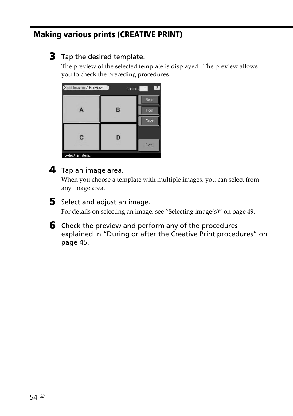 Sony DPP--SV77 User Manual | Page 54 / 283