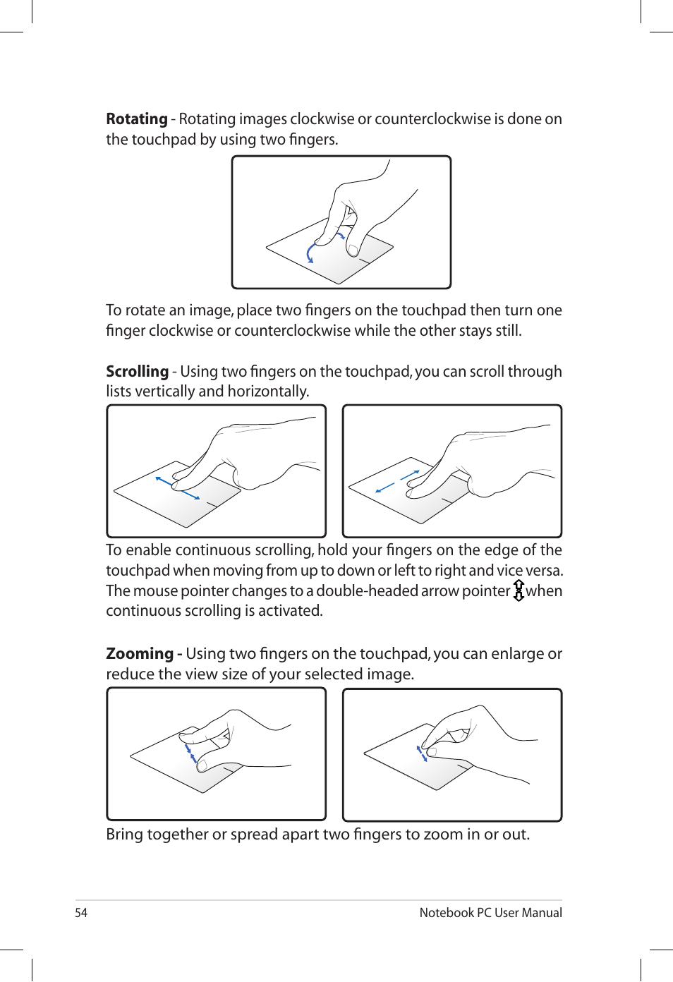 Asus U57A User Manual | Page 54 / 118