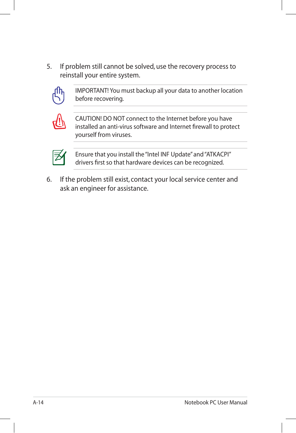 Asus U57A User Manual | Page 90 / 118