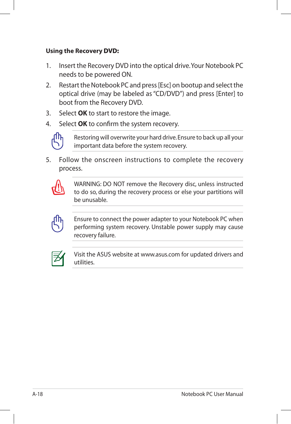 Asus U57A User Manual | Page 94 / 118