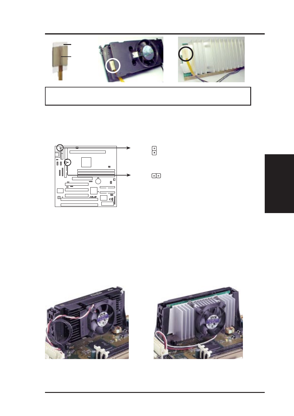 Iii. hardware setup, Recommended heatsinks for slot 1 processors | Asus P2-99B User Manual | Page 25 / 96