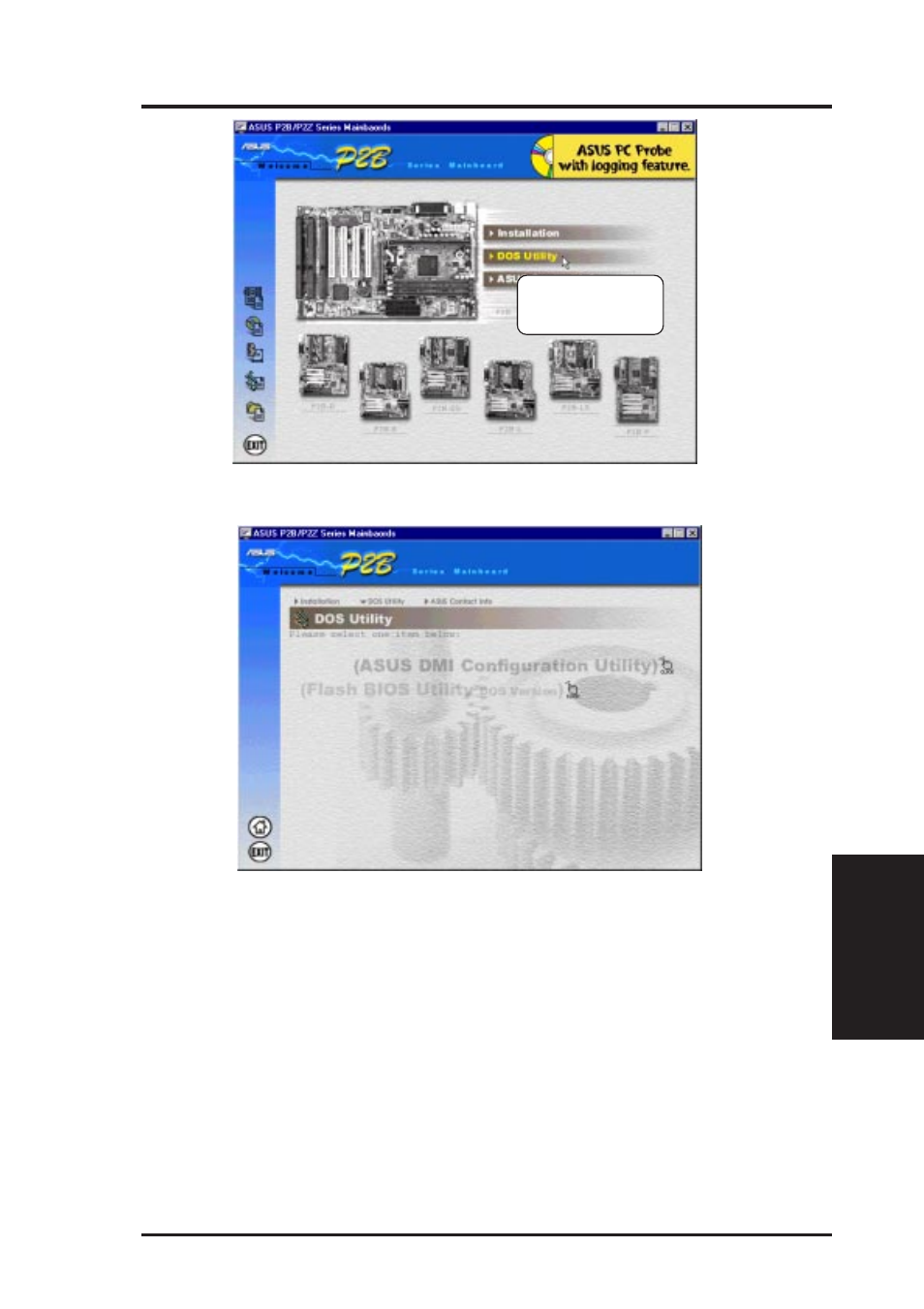 V. software setup | Asus P2-99B User Manual | Page 63 / 96