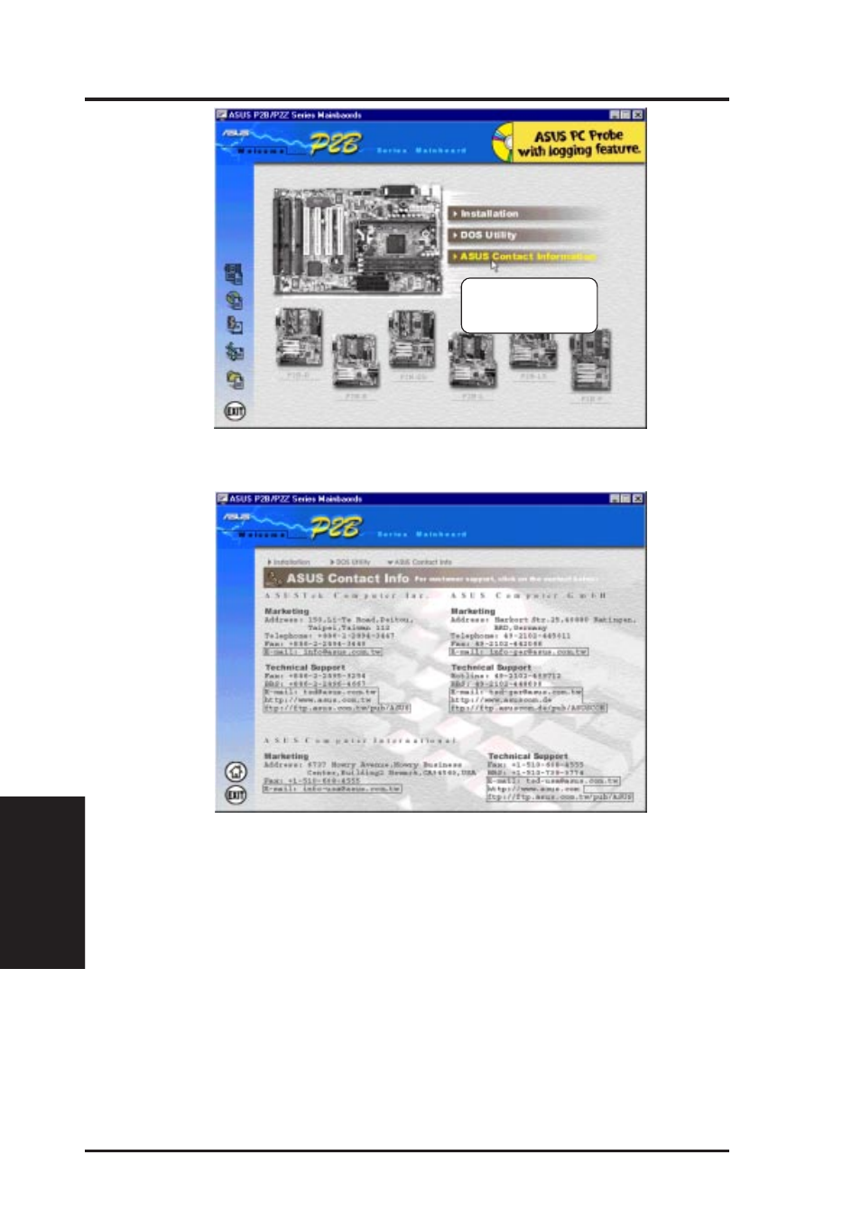 V. software setup | Asus P2-99B User Manual | Page 64 / 96