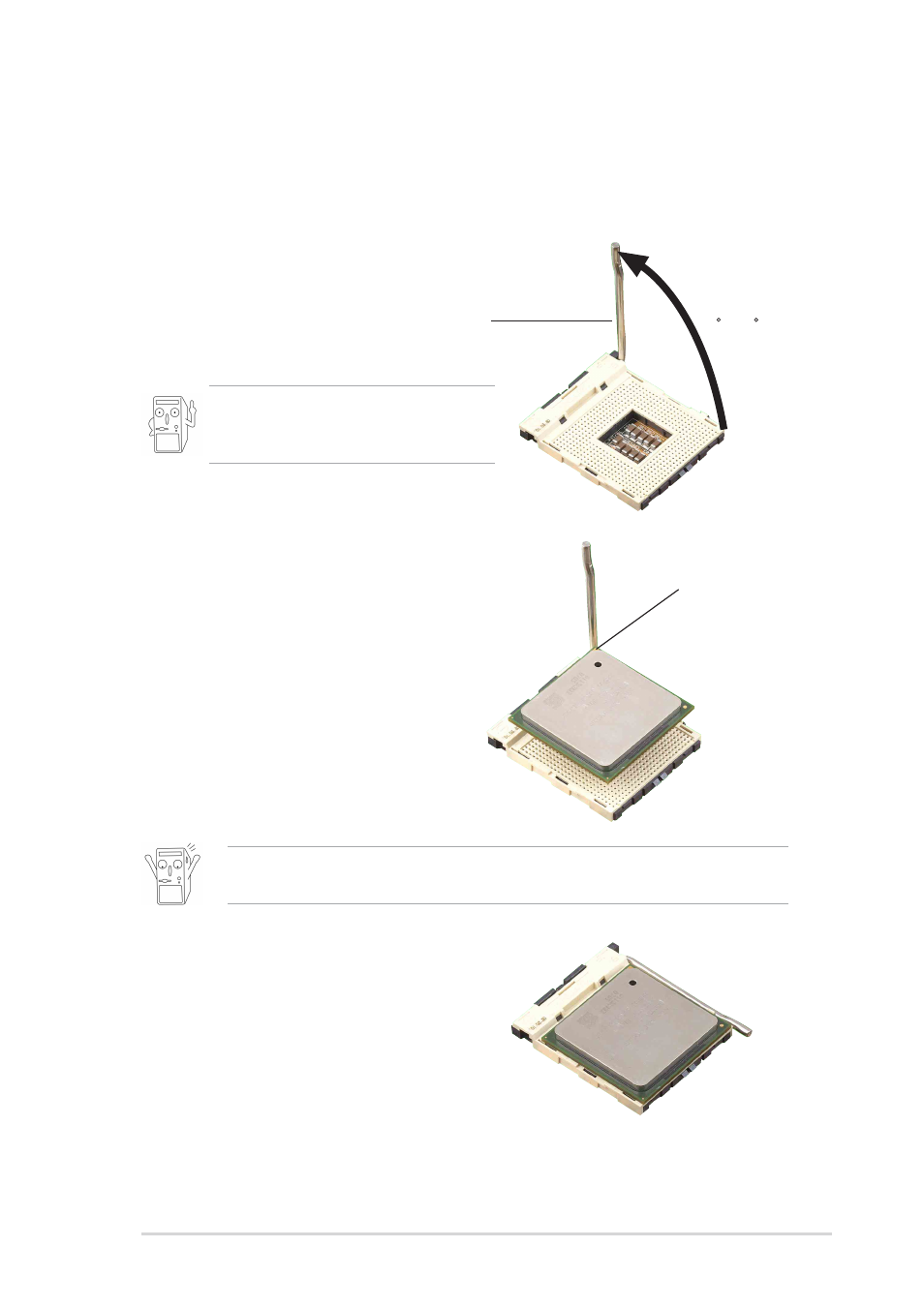 2 installing the cpu | Asus P4S533-X User Manual | Page 21 / 64