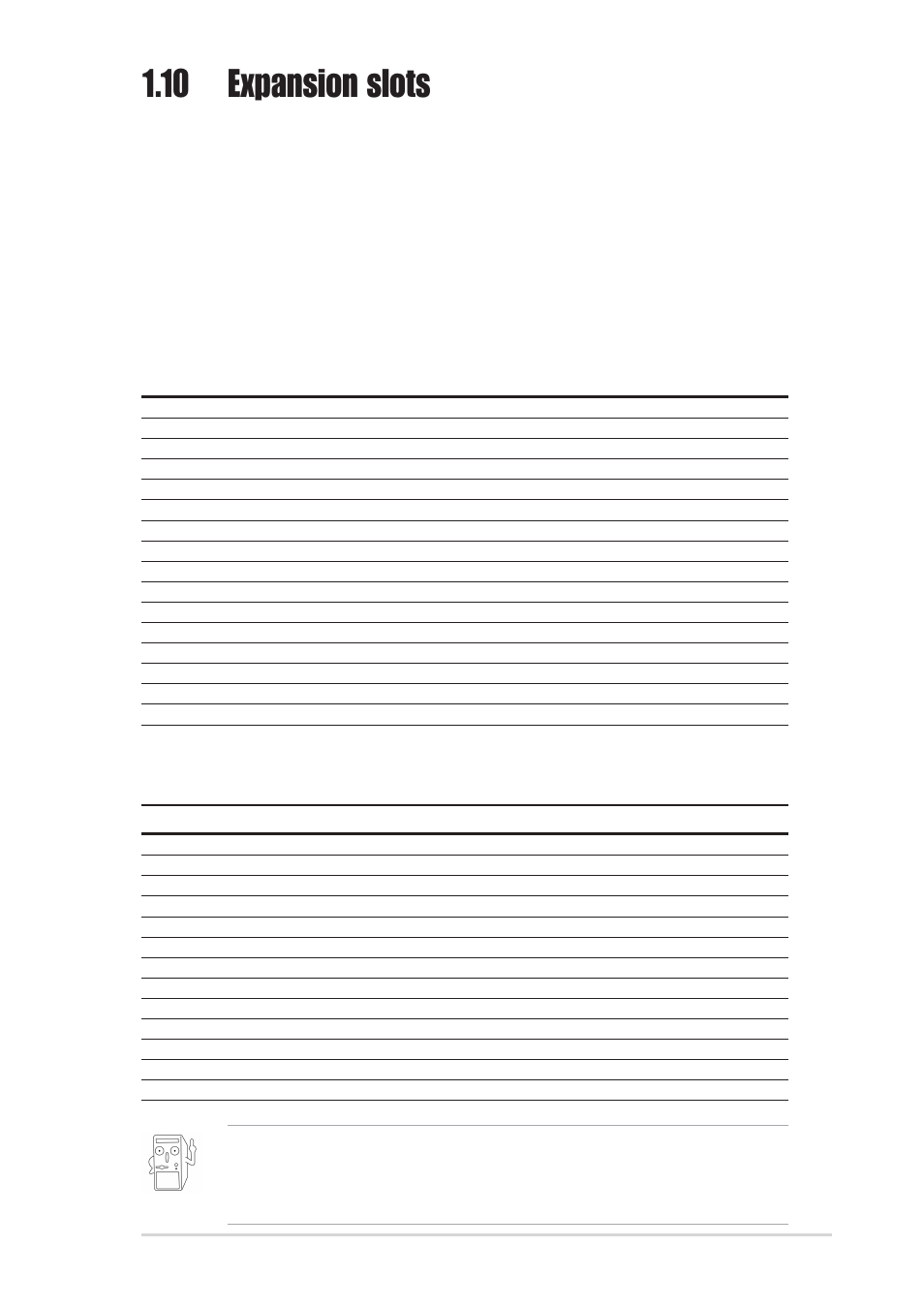 10 expansion slots, 1 standard interrupt assignments, 2 irq assignments for this motherboard | Asus P4S533-X User Manual | Page 23 / 64