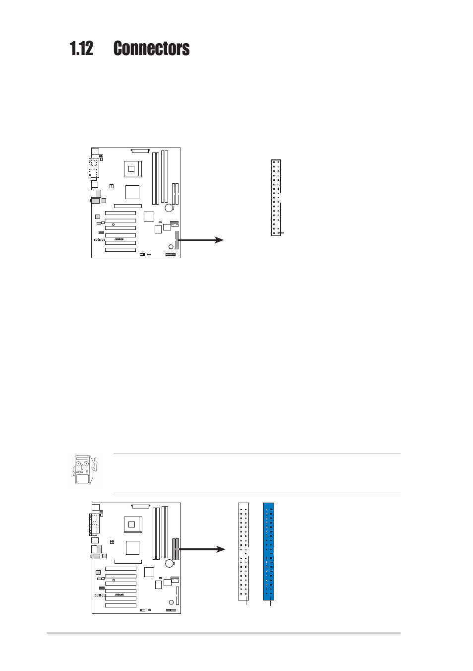 12 connectors, 16 chapter 1: product introduction | Asus P4S533-X User Manual | Page 26 / 64