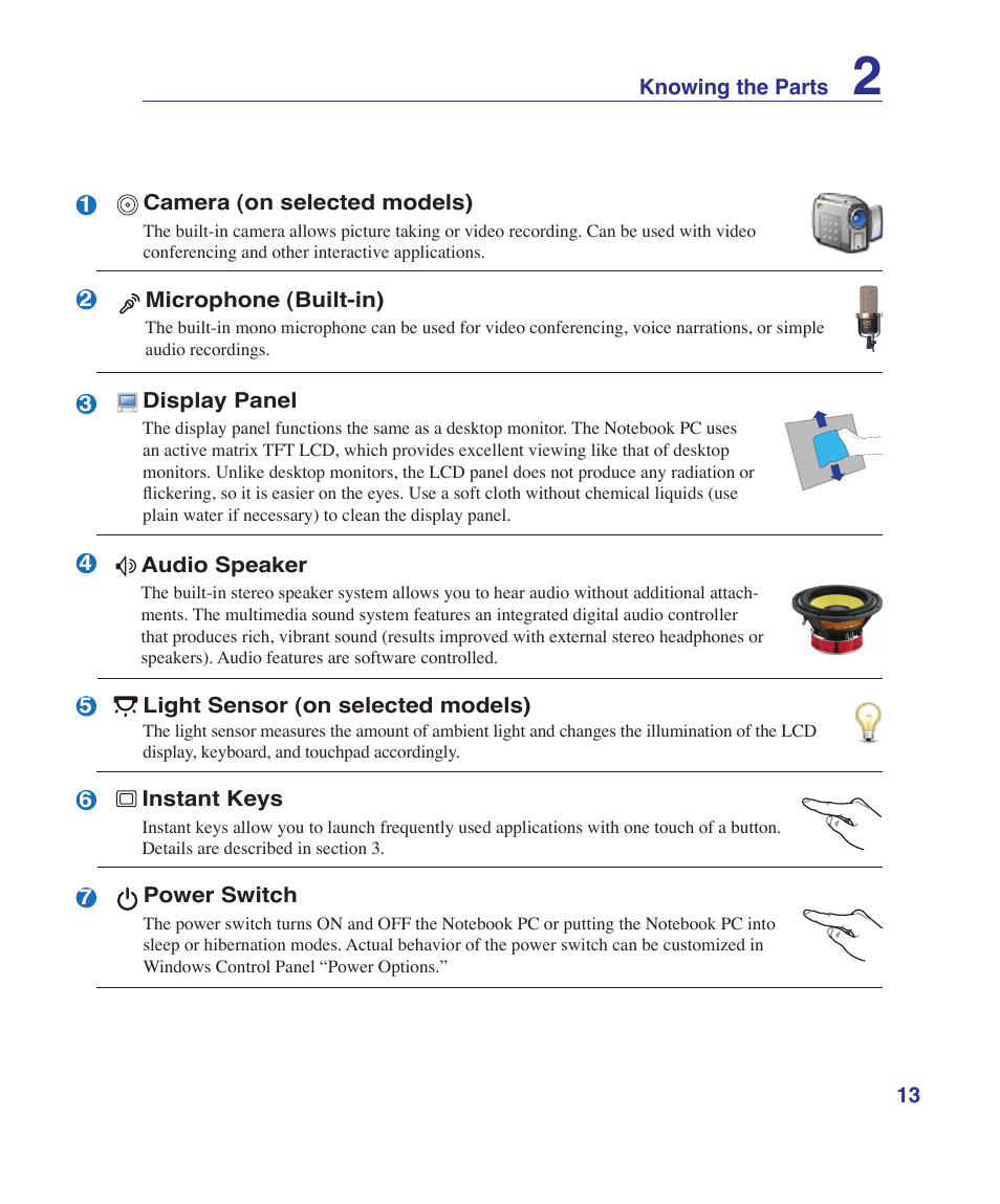 Asus VX5 User Manual | Page 13 / 94