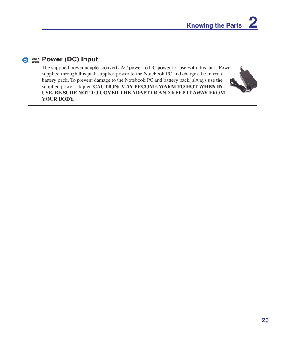 Asus VX5 User Manual | Page 23 / 94