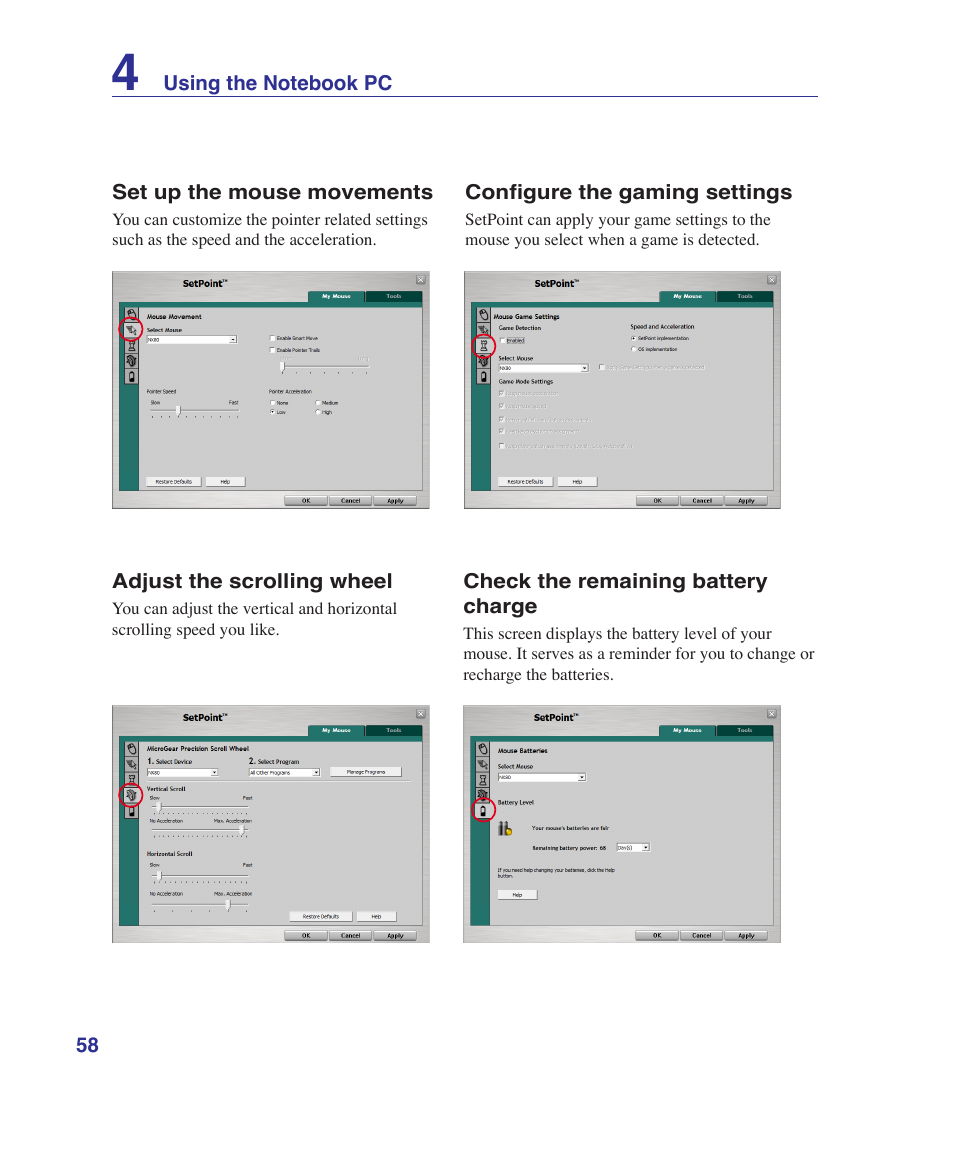 Asus VX5 User Manual | Page 58 / 94