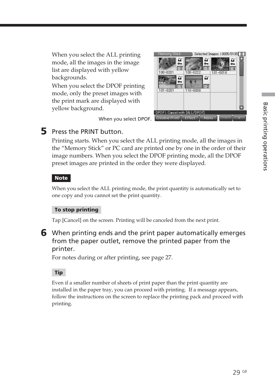 Sony DPP-EX7 User Manual | Page 29 / 296