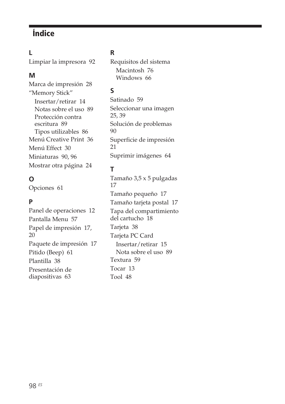 Índice | Sony DPP-EX7 User Manual | Page 294 / 296