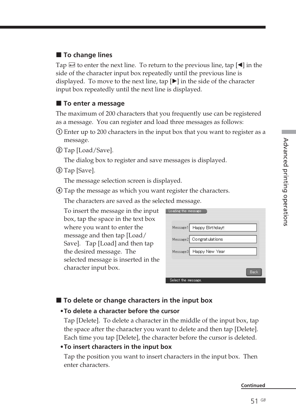 Sony DPP-EX7 User Manual | Page 51 / 296