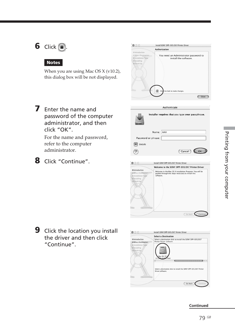 Sony DPP-EX7 User Manual | Page 79 / 296