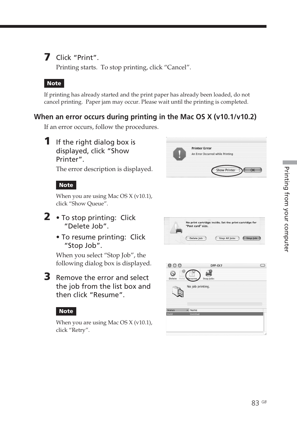 Sony DPP-EX7 User Manual | Page 83 / 296