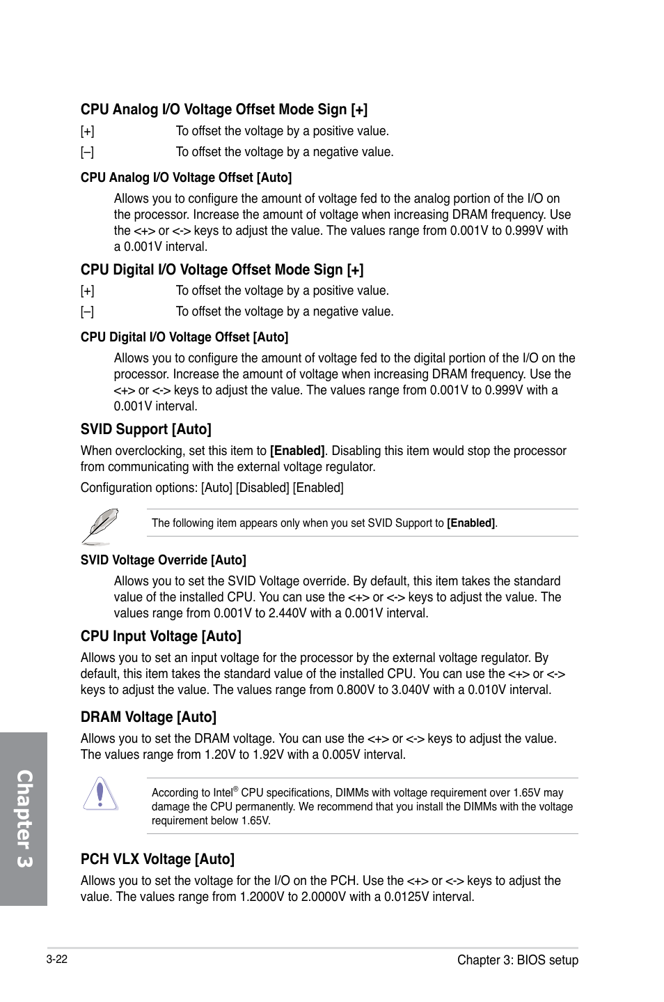 Chapter 3 | Asus Z87-PRO(V EDITION) User Manual | Page 102 / 172