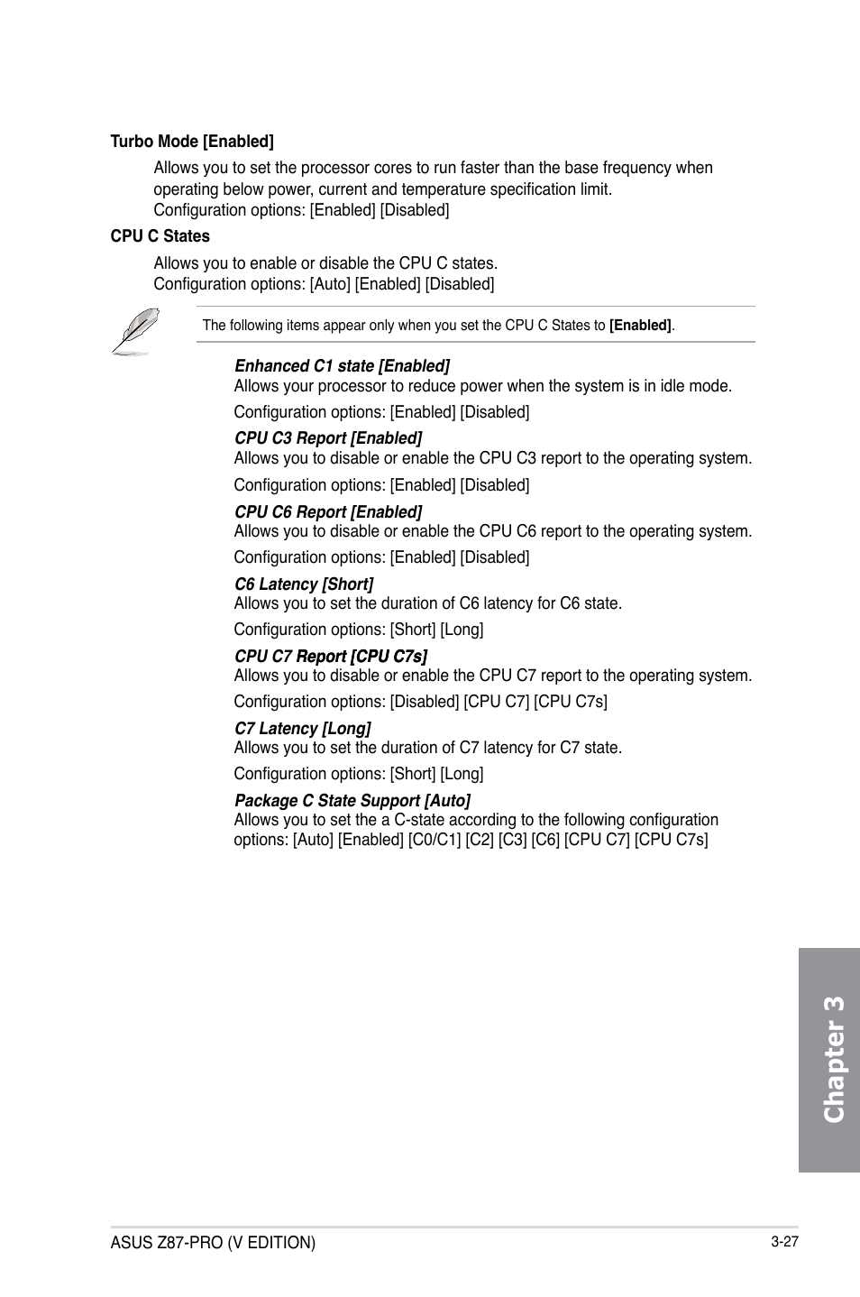 Chapter 3 | Asus Z87-PRO(V EDITION) User Manual | Page 107 / 172