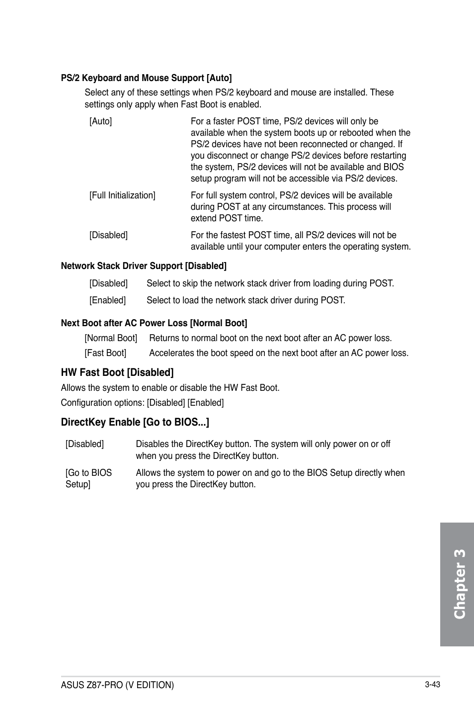 Chapter 3 | Asus Z87-PRO(V EDITION) User Manual | Page 123 / 172
