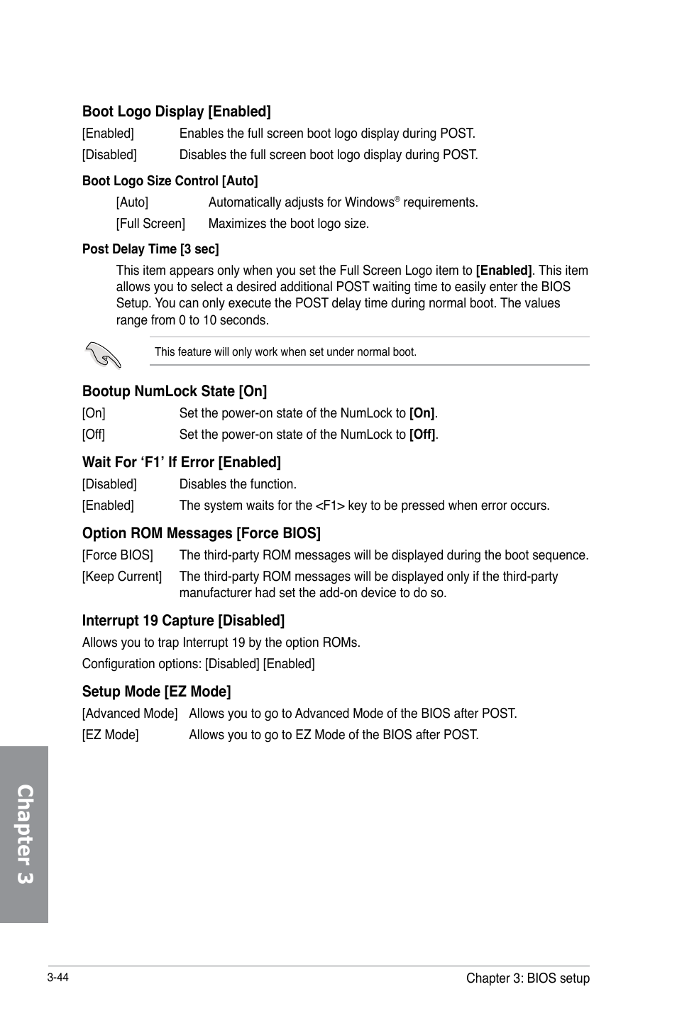 Chapter 3 | Asus Z87-PRO(V EDITION) User Manual | Page 124 / 172